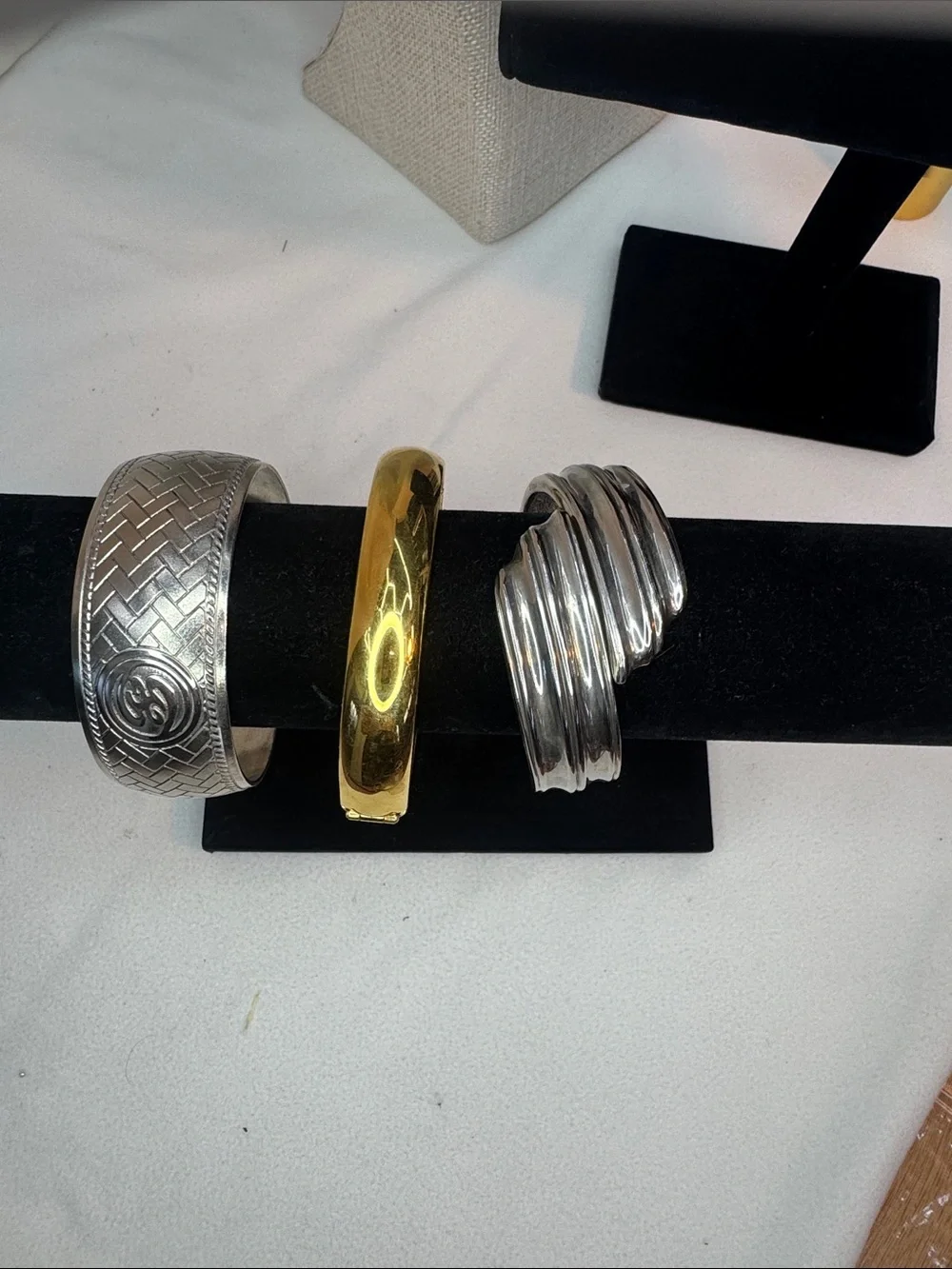 Gold-Tone and silver tone Cuff Bracelets - Polished Classic